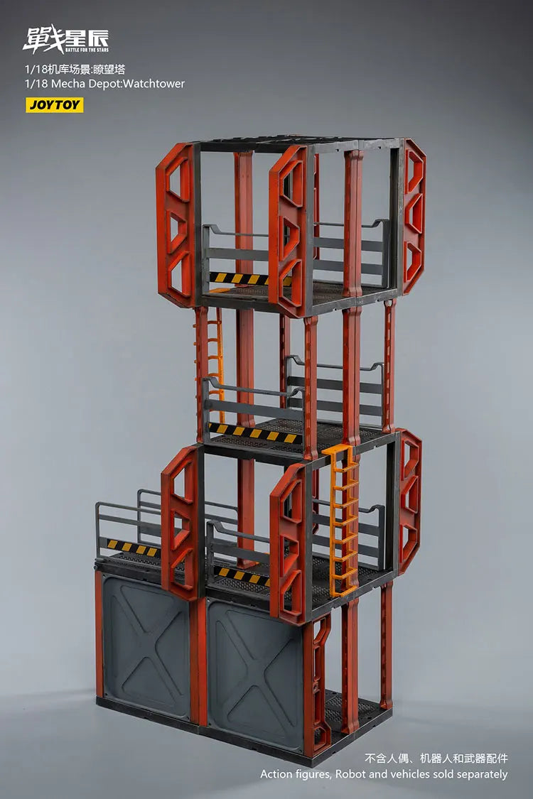 JOYTOY Battle For The Stars 1/18 Mecha Depot:Observation Tower Action Figures Doll Original Model Decoration Collection