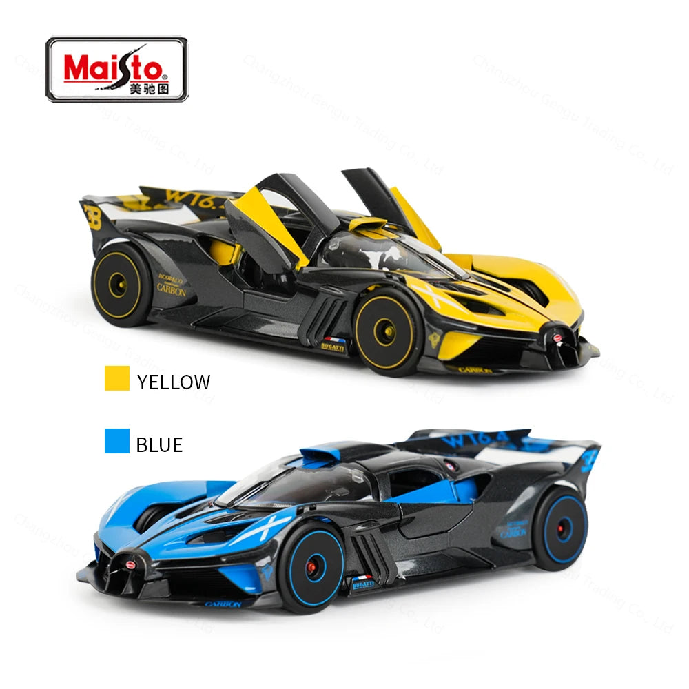 1:24 Die Cast Bugatti Bolide Sports Car Static  Vehicles Collectible Model Car Toys Maisto