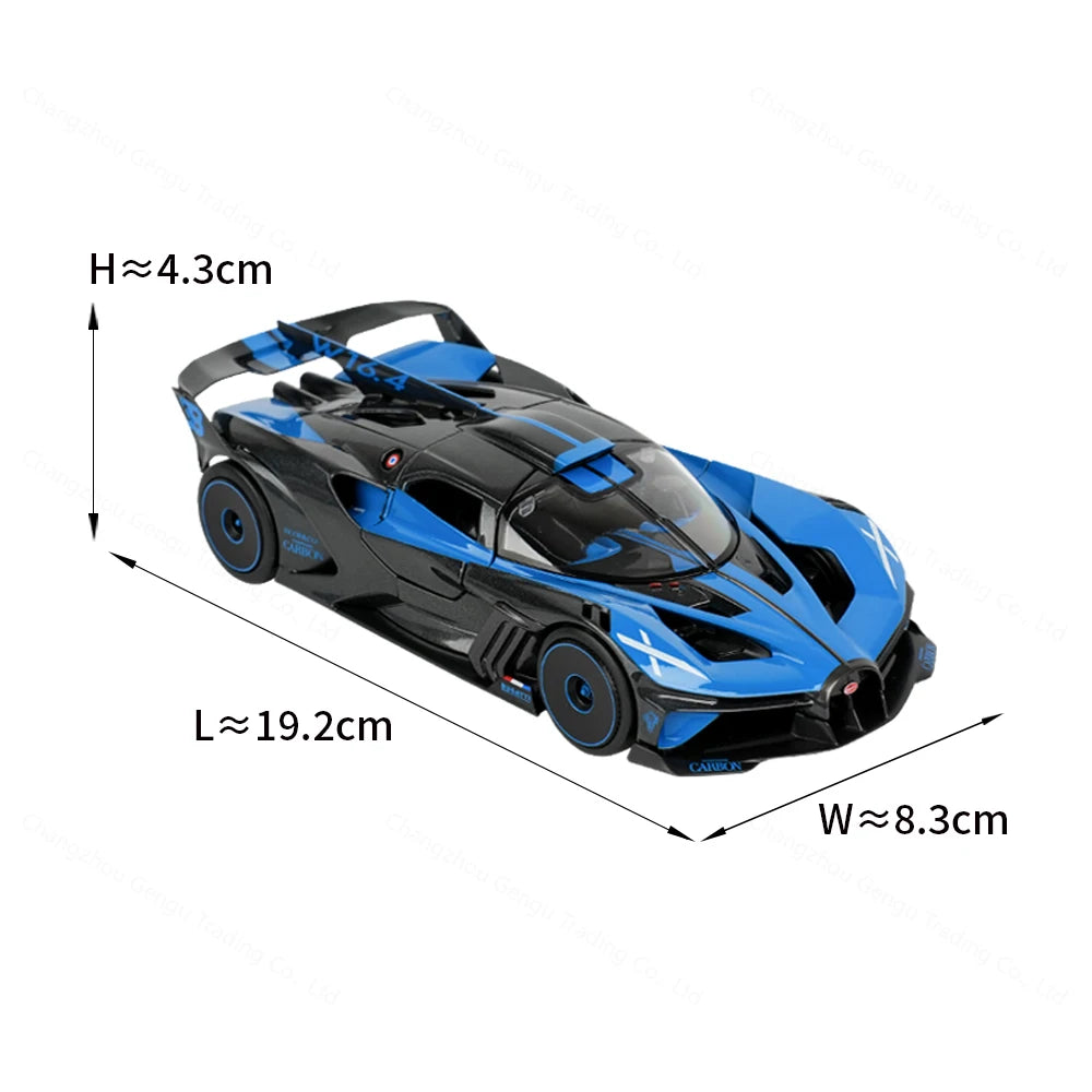 1:24 Die Cast Bugatti Bolide Sports Car Static  Vehicles Collectible Model Car Toys Maisto