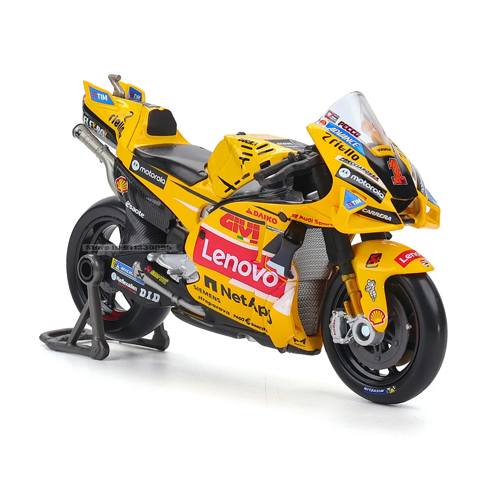 1:18 2025 Ducati Lenovo Racing casting alloy motorcycle Model collection gift toy Maisto