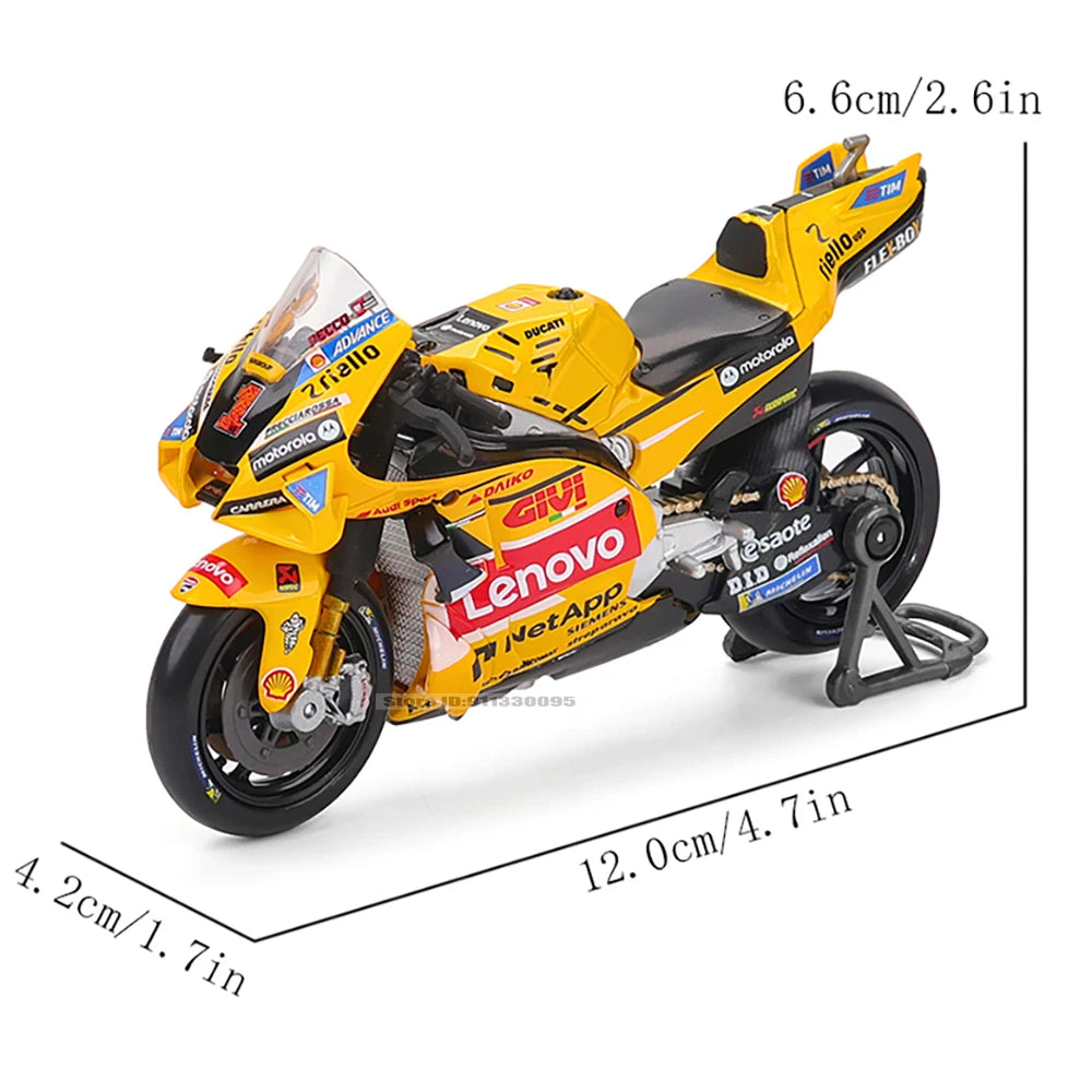 1:18 2025 Ducati Lenovo Racing casting alloy motorcycle Model collection gift toy Maisto