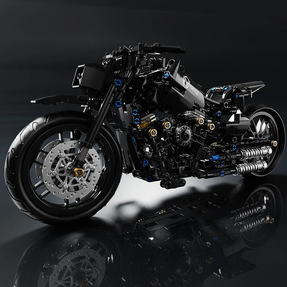 Bricks Motorcycle 2025 Building Blocks Stable Base Model Cool Shape Kit Ornaments Educational Toys For Children