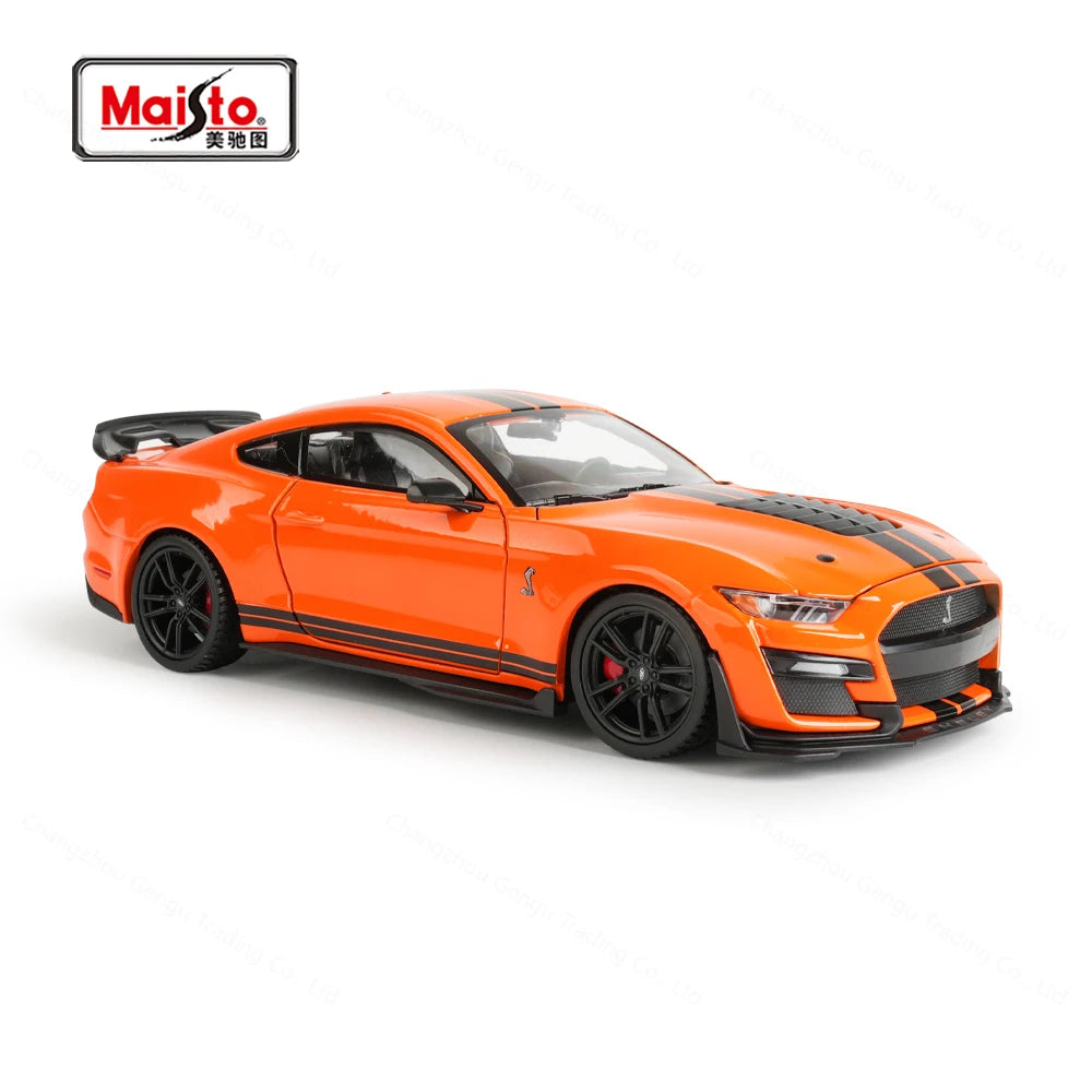 1:24 Die Cast Ford 2020 Mustang Shelby GT500 Green Static  Vehicles Collectible Model Car Toys Maisto